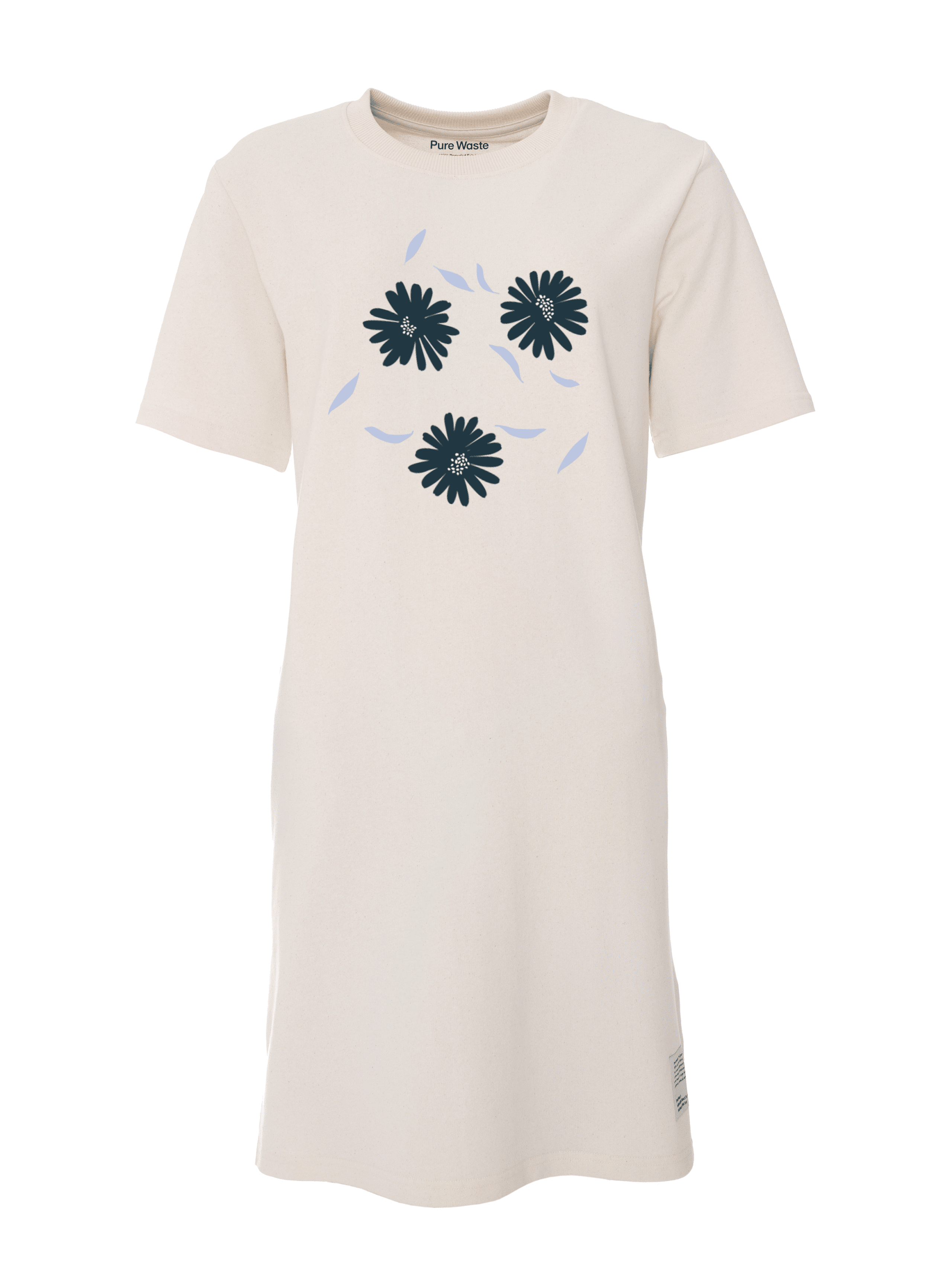 Women's Asteri Shortsleeve dress_SWDSSAS A short sleeve sweatshirt dress with a flower print