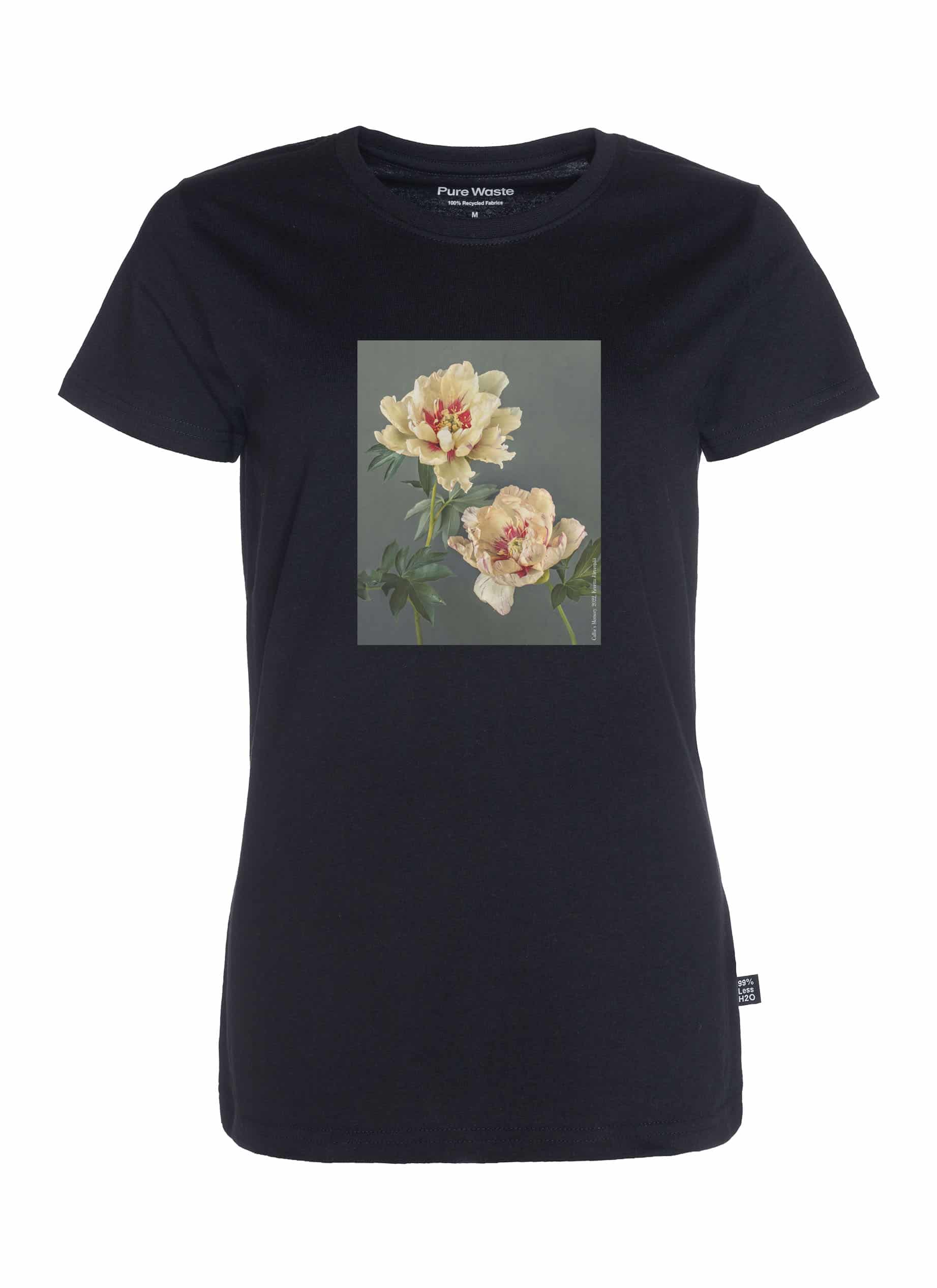 Callies_Memory_Women's_T-shirt_black Naisten musta T-paita pioniaiheella